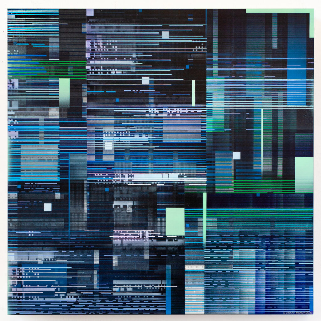 18G-interference acrylic on wood panel