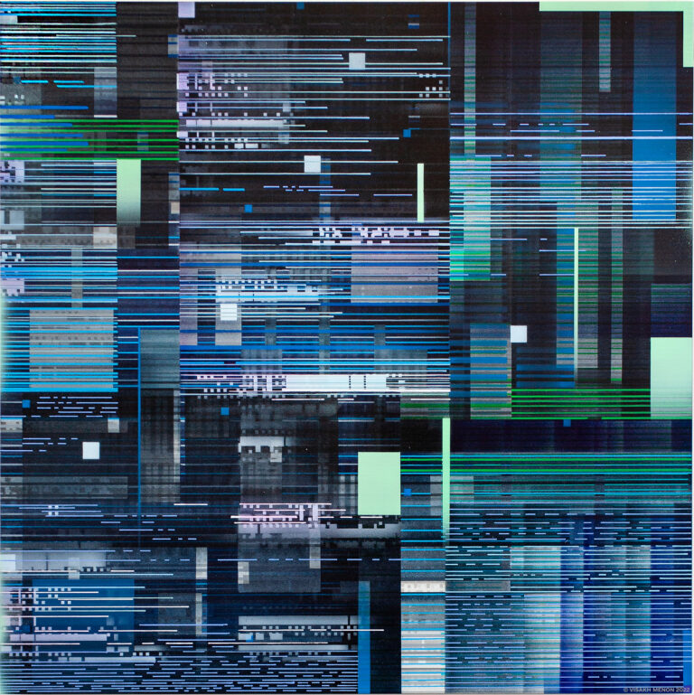 painting. acrylic on wood panel © Visakh Menon