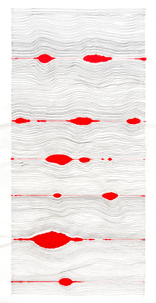 ink on Double xuan rice paper © Visakh Menon