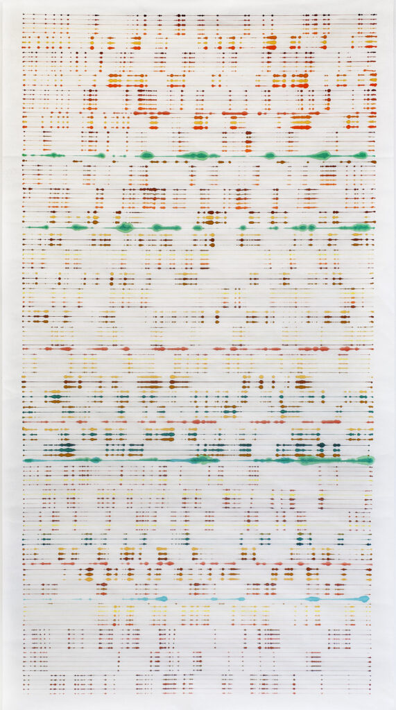 ink on single xuan rice paper © Visakh Menon
