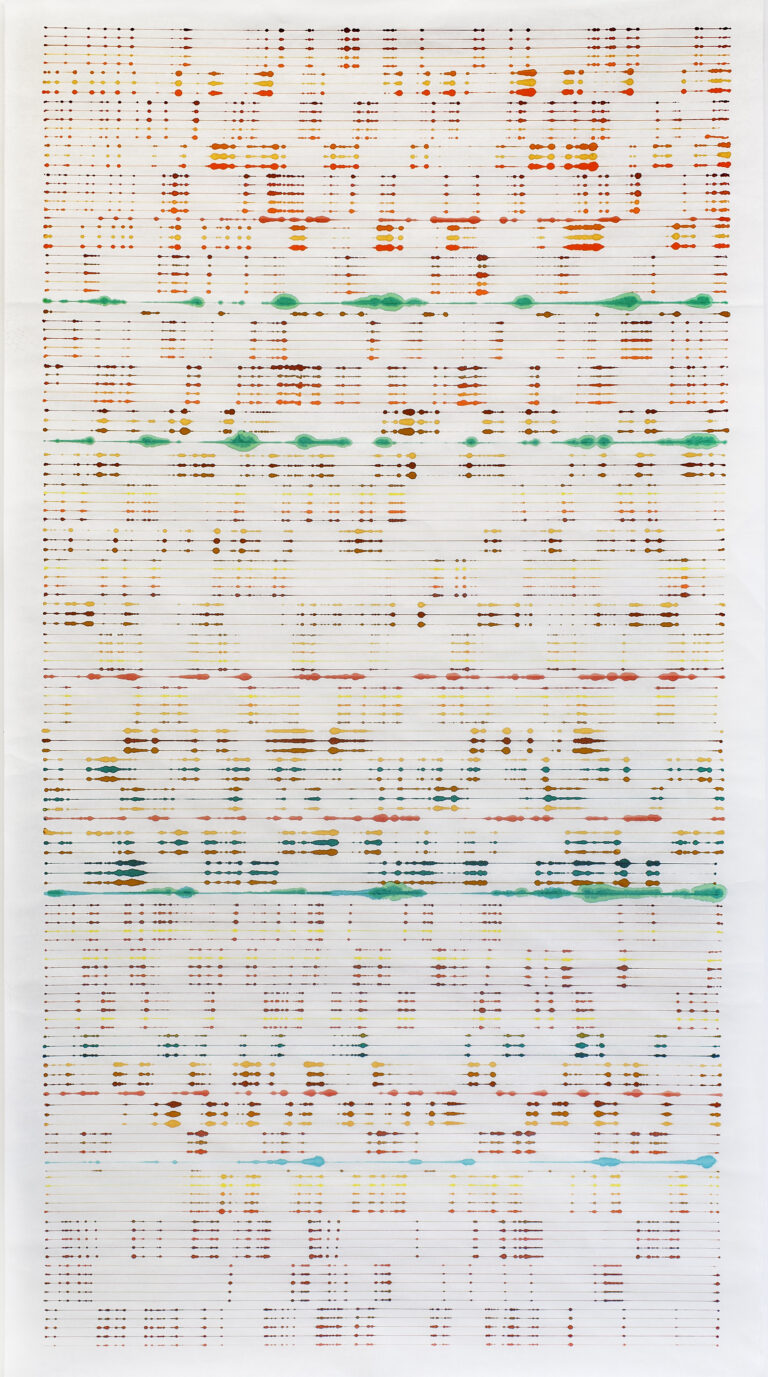 ink on single xuan rice paper © Visakh Menon