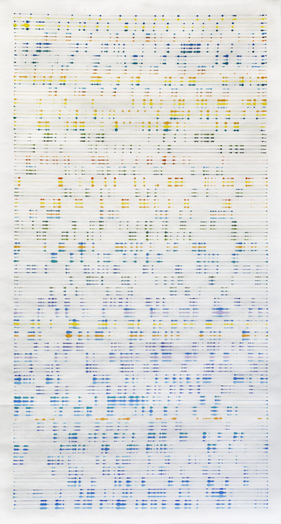 ink on single xuan rice paper © Visakh Menon