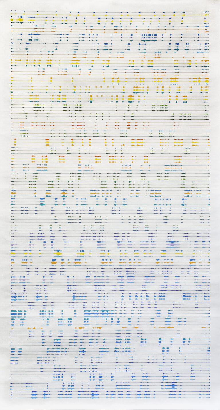 ink on single xuan rice paper © Visakh Menon