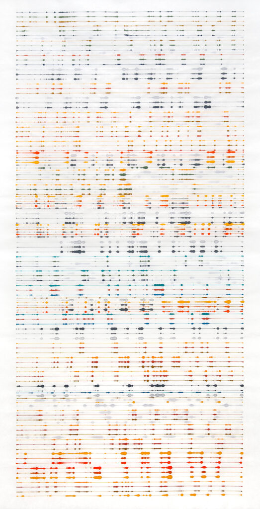 ink on single xuan rice paper © Visakh Menon