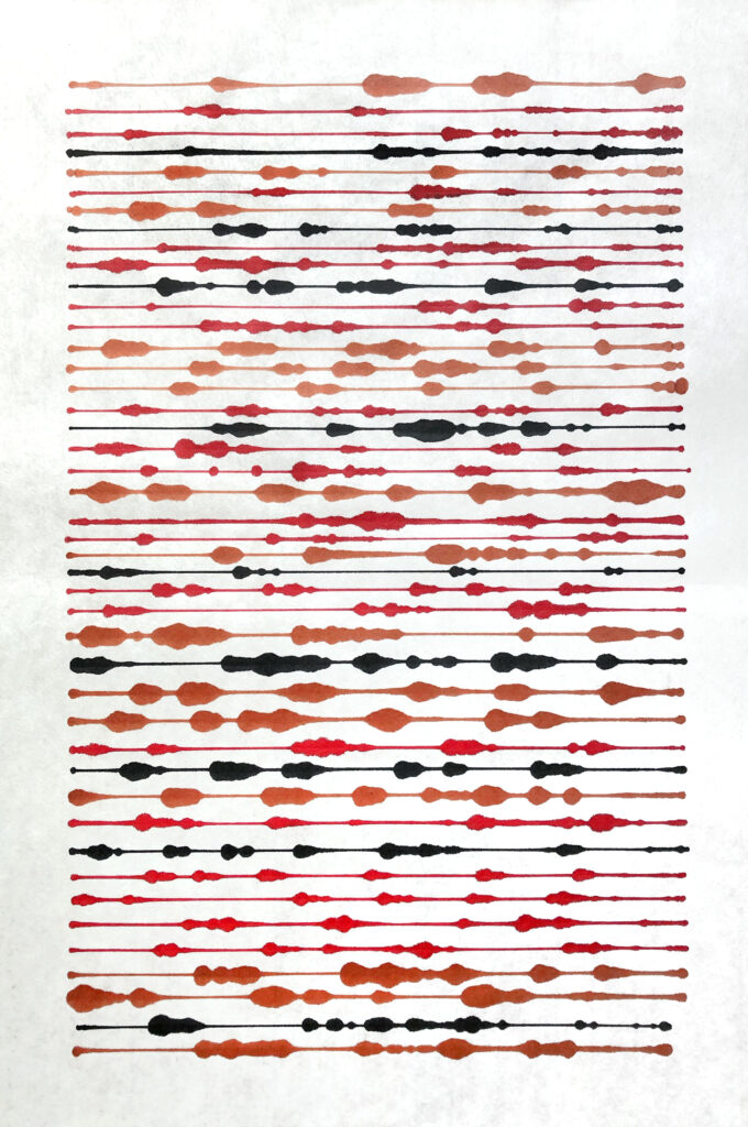 ink on kozo paper © Visakh Menon