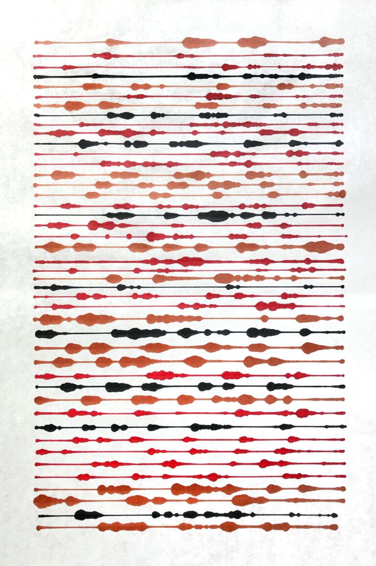 ink on kozo paper © Visakh Menon