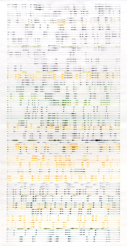 ink on single xuan rice paper © Visakh Menon