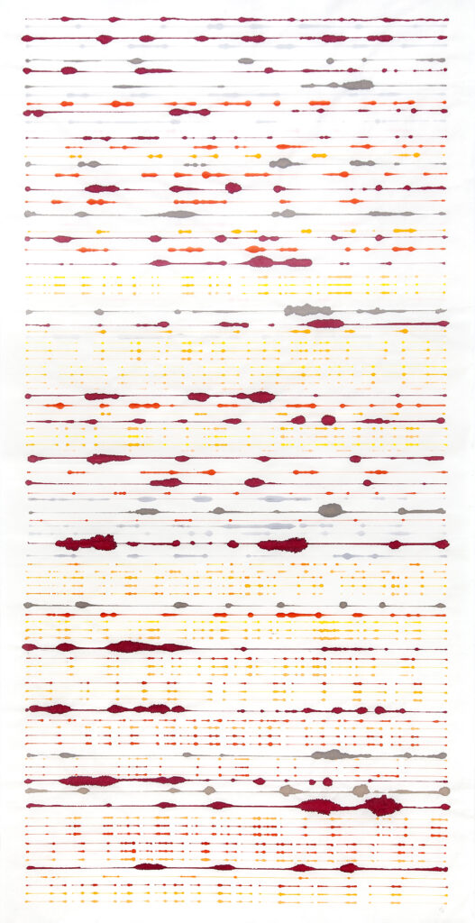 ink on single xuan rice paper © Visakh Menon