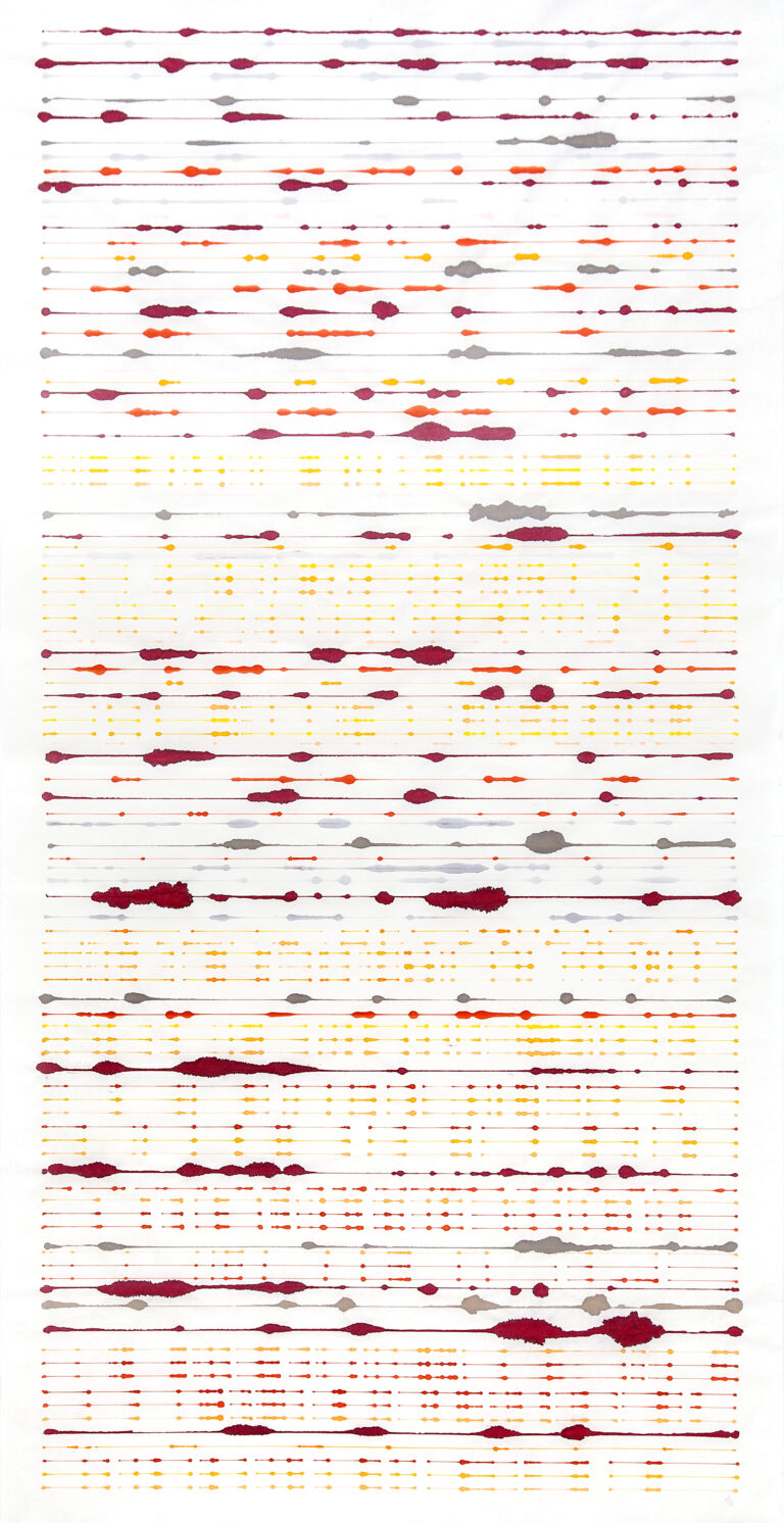 ink on single xuan rice paper © Visakh Menon