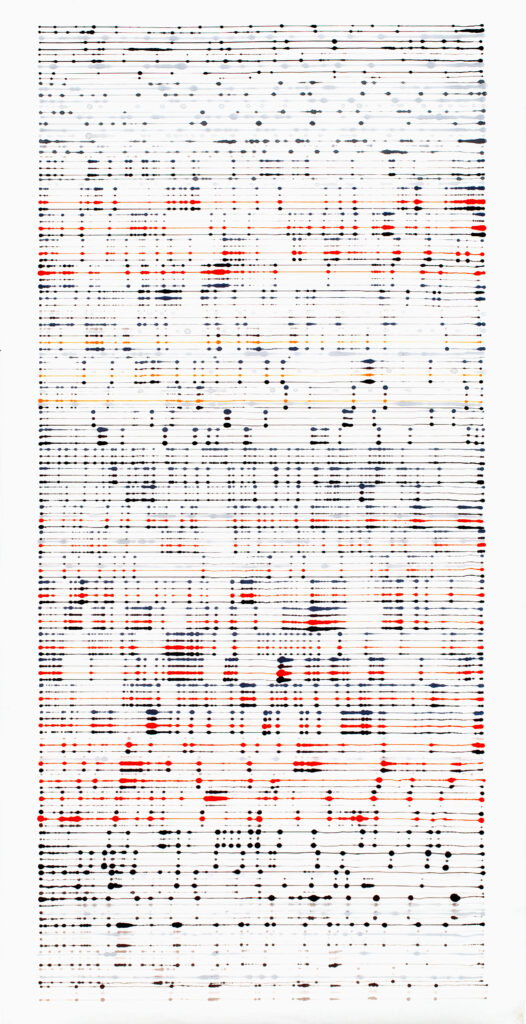 ink on single xuan rice paper © Visakh Menon