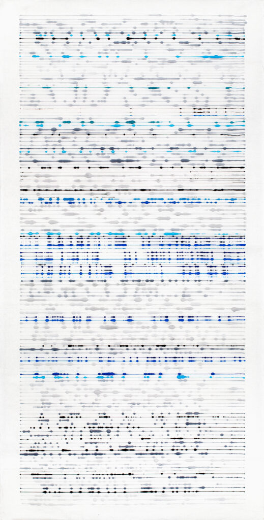 ink on single xuan rice paper © Visakh Menon