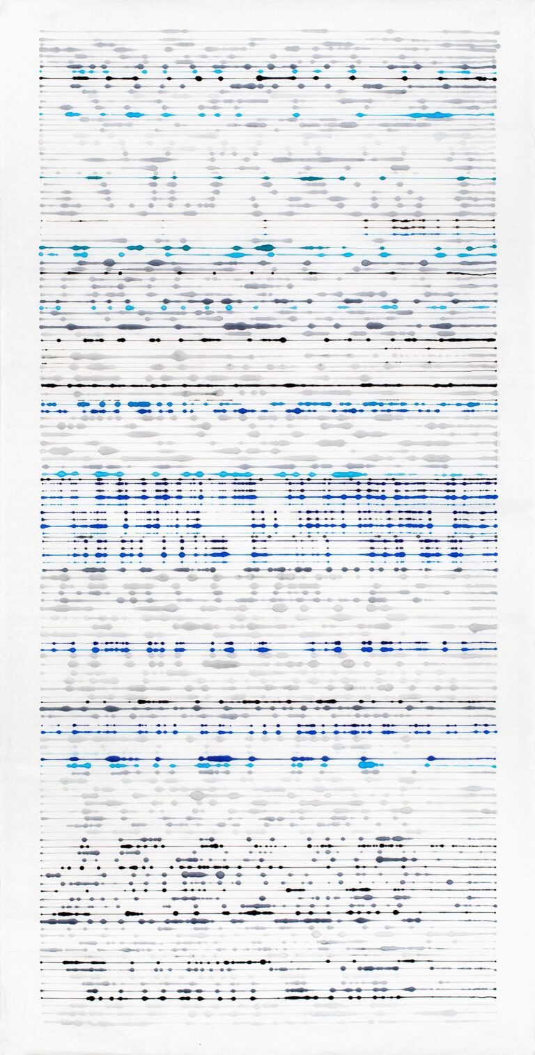 ink on single xuan rice paper © Visakh Menon