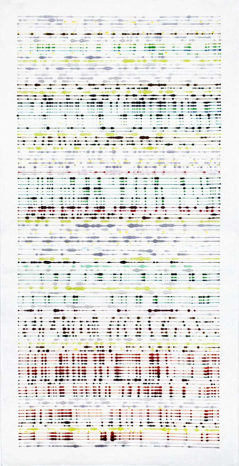 ink on single xuan rice paper © Visakh Menon