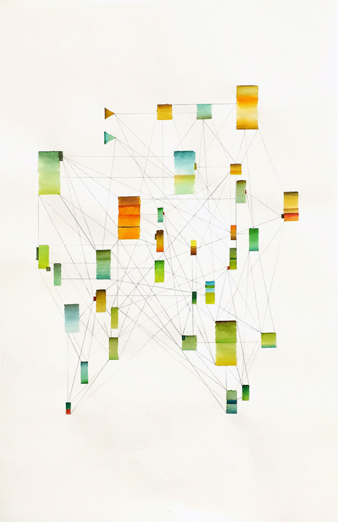 painting. Ink on paper © Visakh Menon