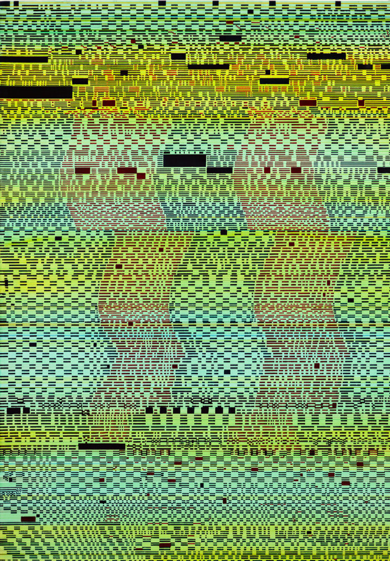 Acrylic & Archival ink on Fabriano 640GSM board. 41 X 29.5. 2024 © Visakh Menon