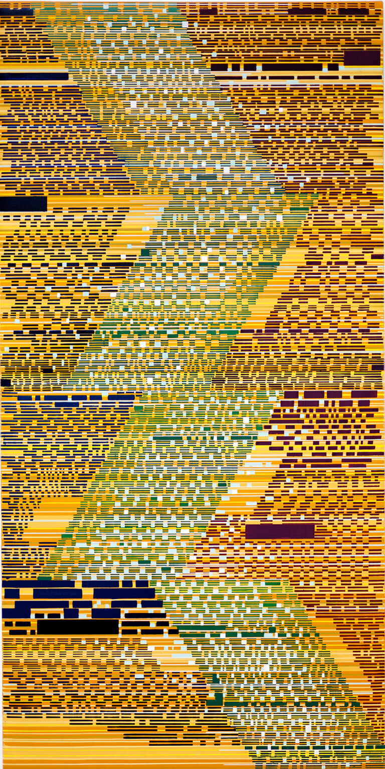 acrylic on canvas. 48 X 24. 2025 © Visakh Menon