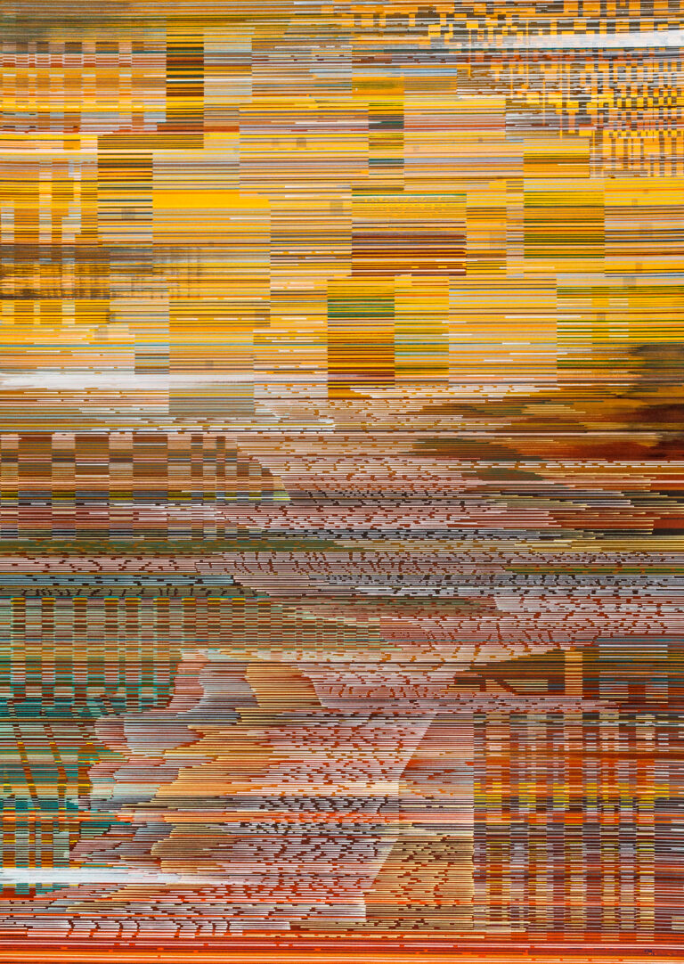 painting. Acrylic on Fabriano 640GSM Board mounted on wood panel © Visakh Menon