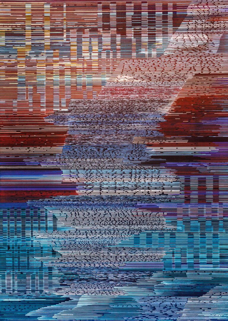 painting. Acrylic on Fabriano 640GSM Board mounted on wood panel © Visakh Menon